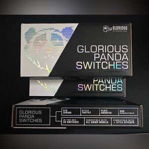 Glorious Panda MX Unlubed Tactile Keyboard Switches